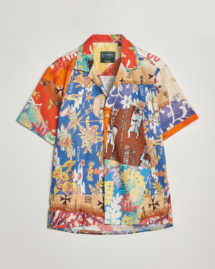 Heren | Overhemden | Gitman Vintage | Aloha Quilt Camp Shirt Multicolor