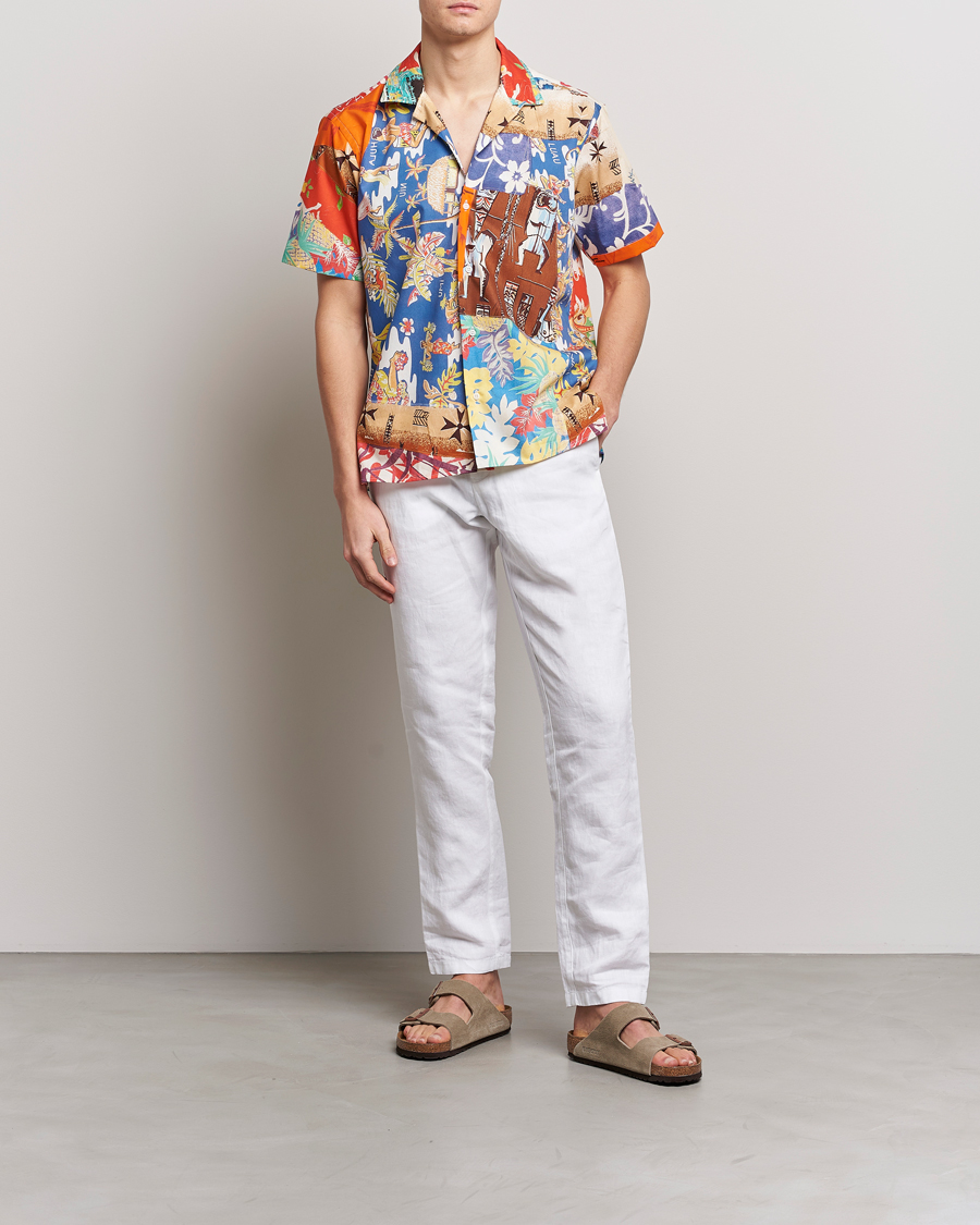 Heren | Overhemden | Gitman Vintage | Aloha Quilt Camp Shirt Multicolor