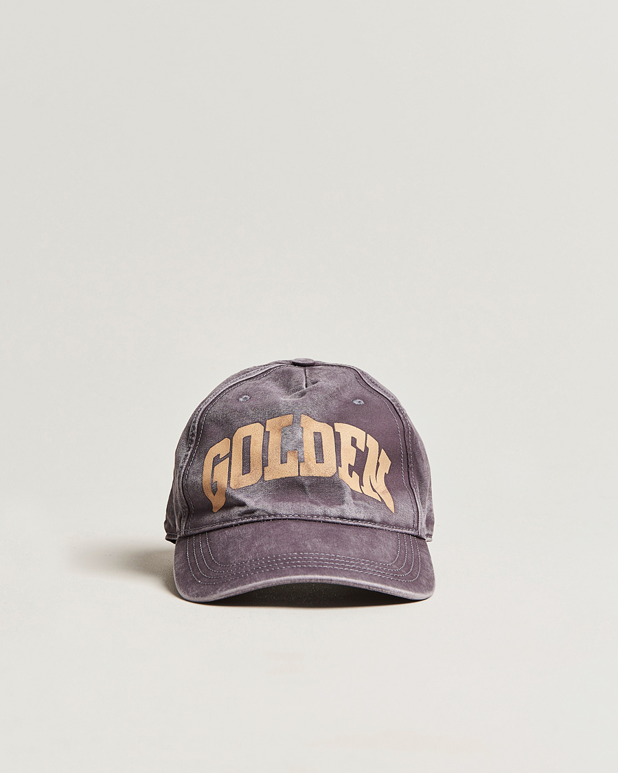 Heren | Golden Goose Deluxe Brand Distressed Cotton Baseball Cap Marzipan | Golden Goose | Deluxe Brand Distressed Cotton Baseball Cap Marzipan