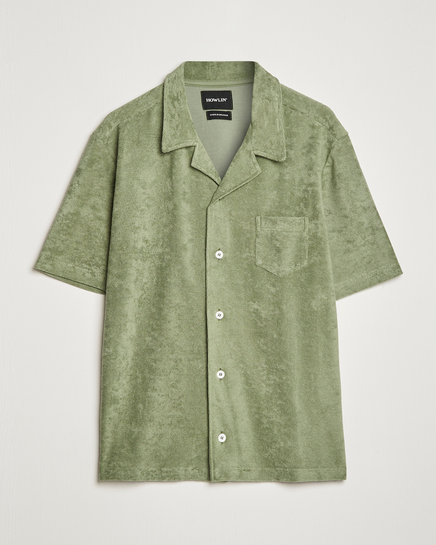 Heren | Overhemden | Howlin' | Short Sleeve Terry Shirt Agave