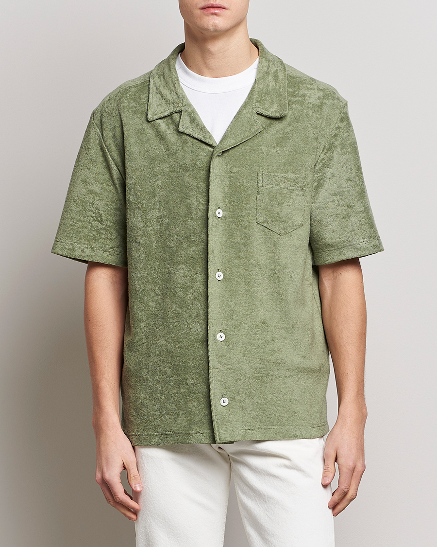 Heren | Overhemden | Howlin' | Short Sleeve Terry Shirt Agave