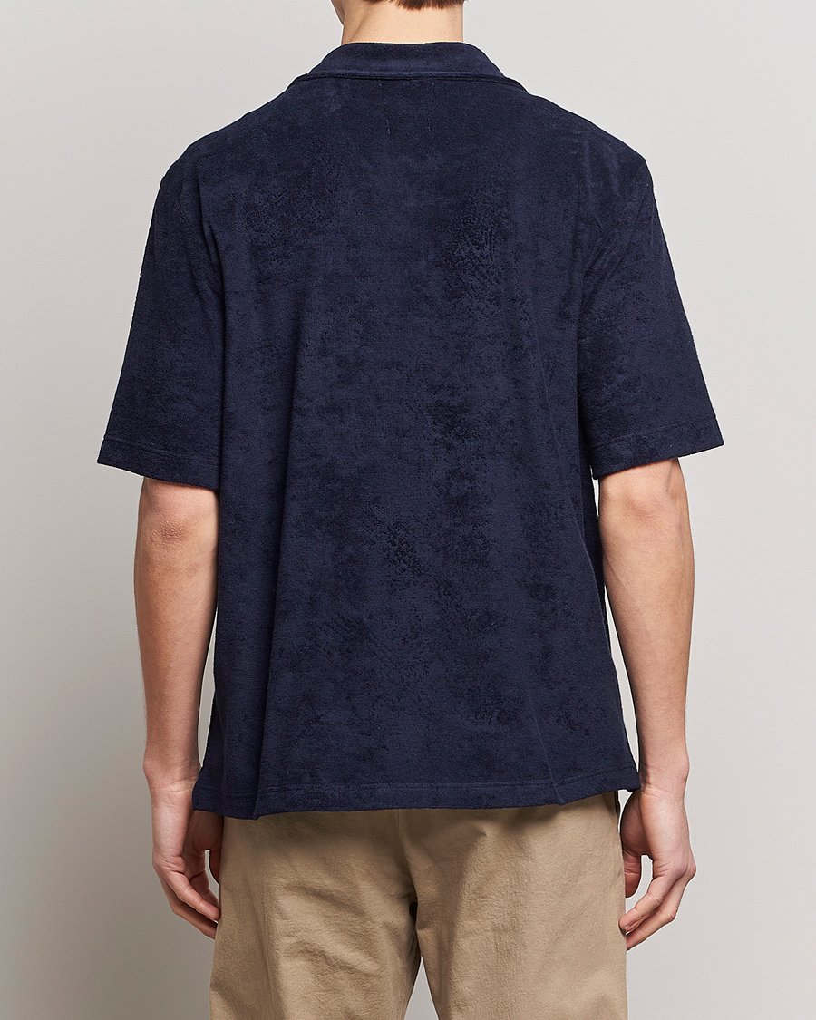 Heren | Overhemden | Howlin' | Short Sleeve Terry Shirt Navy