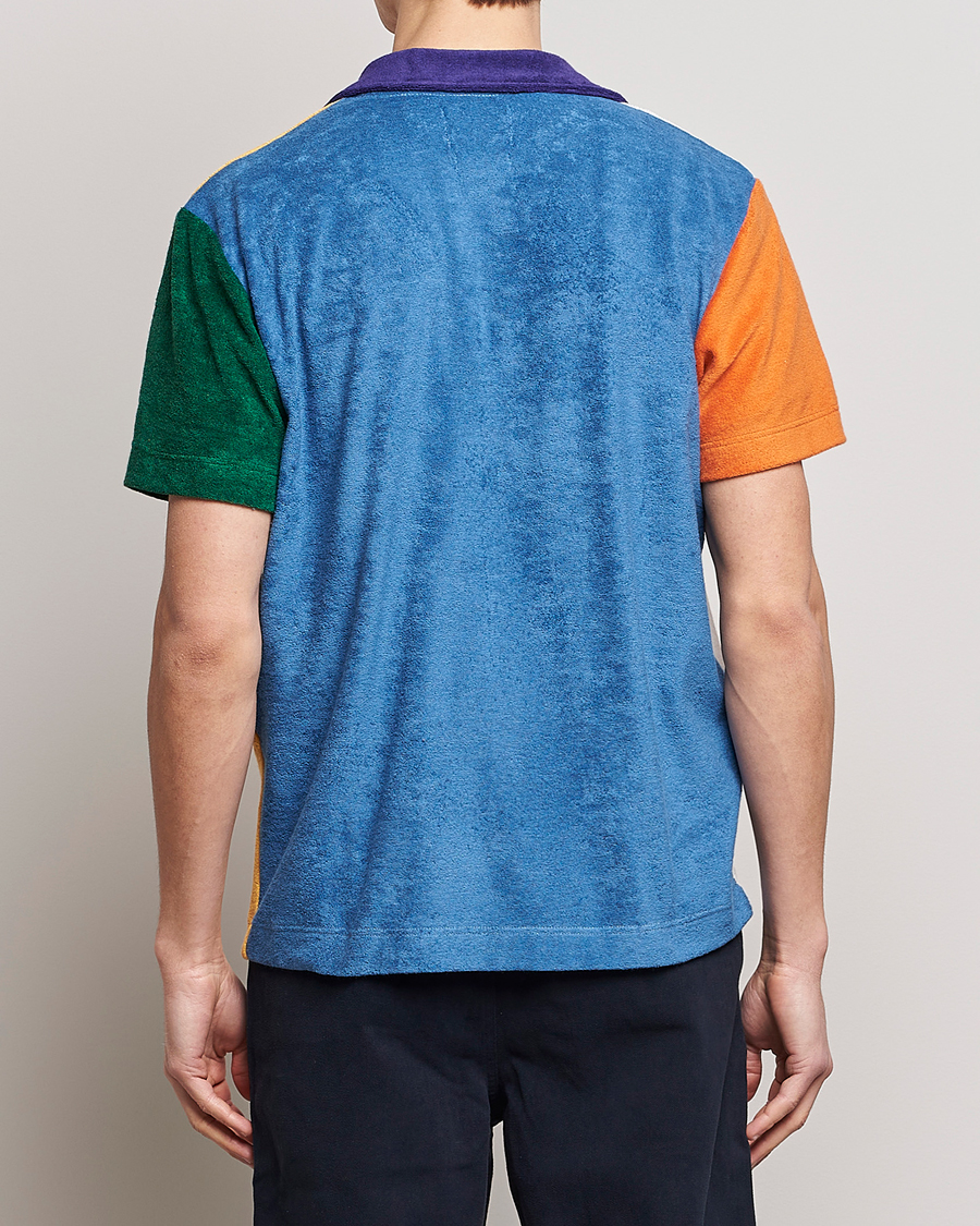 Heren | Overhemden | Howlin' | Short Sleeve Color Block Terry Shirt Butter In The Sun