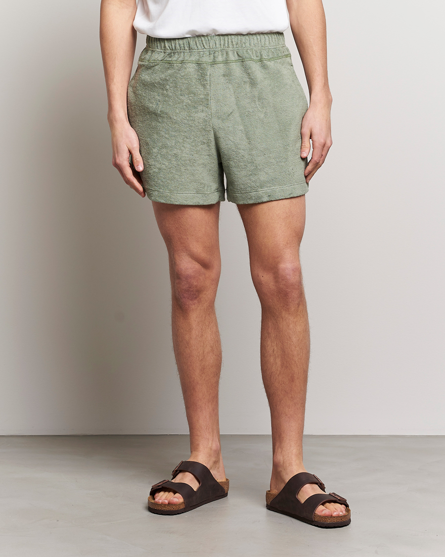 Heren | Korte broek | Howlin' | Cotton Blend Terry Shorts Agave