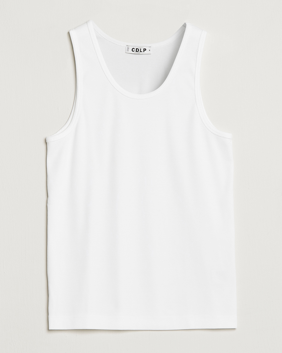 Heren | T-shirts | CDLP | Rib Tank Top White