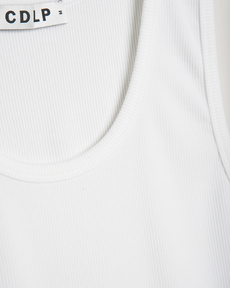 Heren | T-shirts | CDLP | Rib Tank Top White