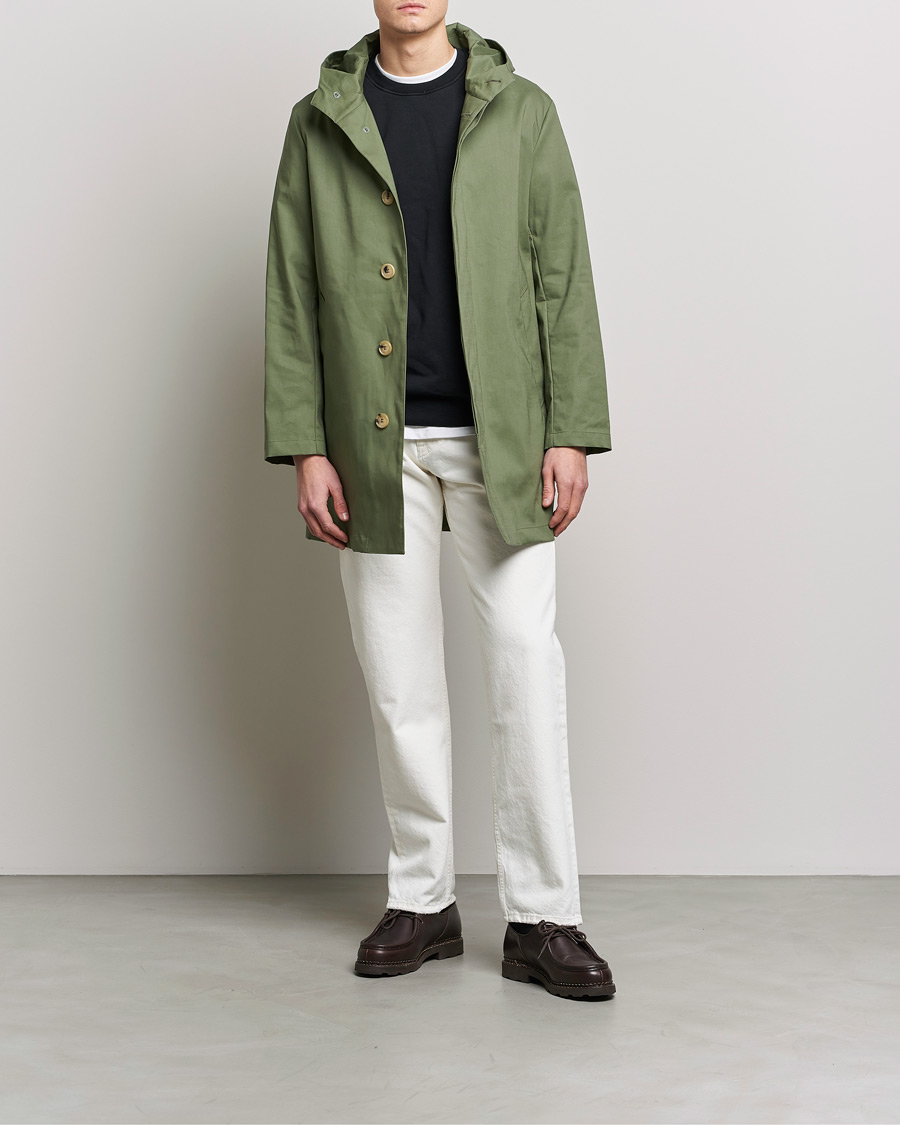 Heren | Jassen | Mackintosh | Chryston Short Waterproof Jacket Four Leaf
