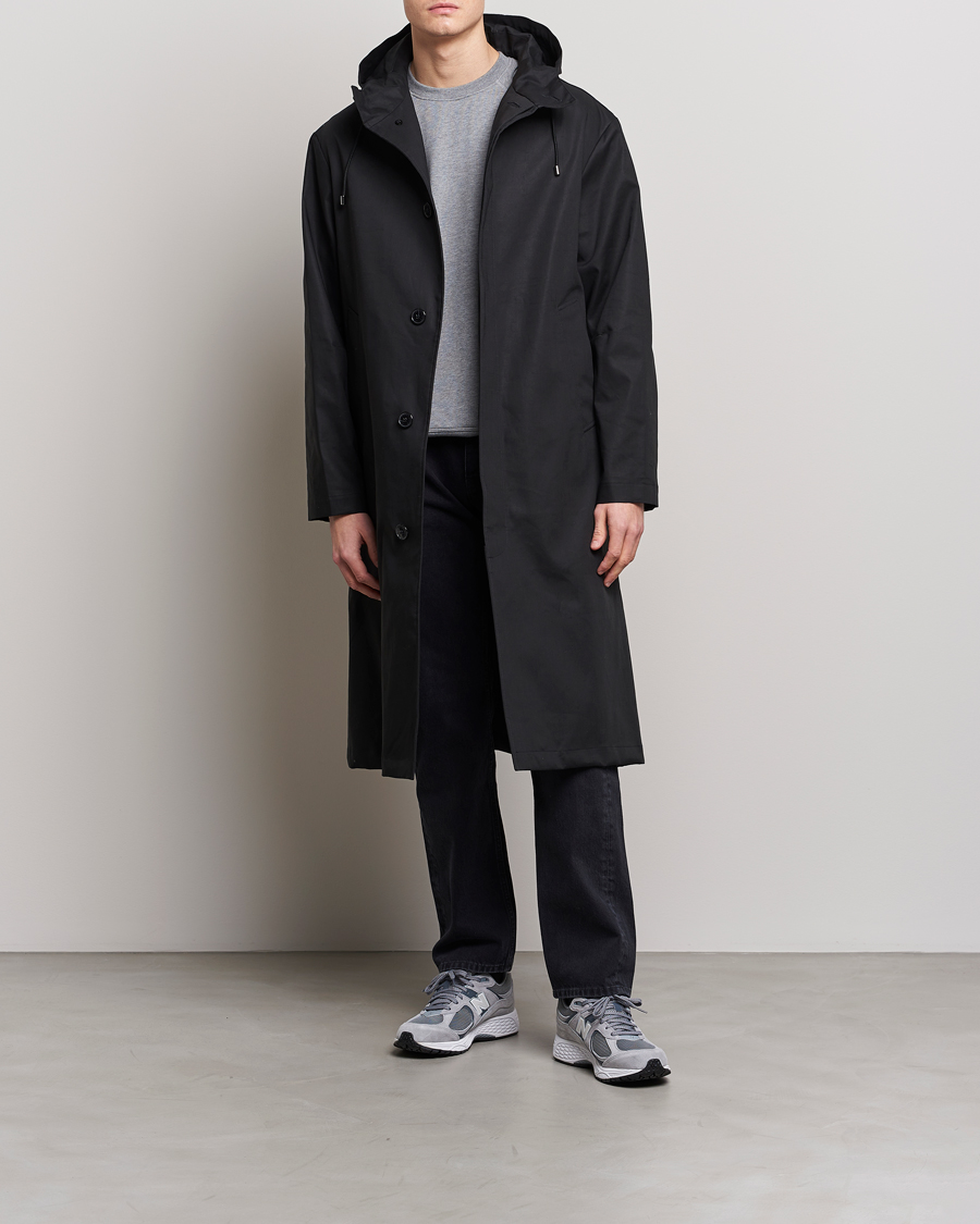 Heren | Jassen | Mackintosh | Wolfson Rain Coat Black