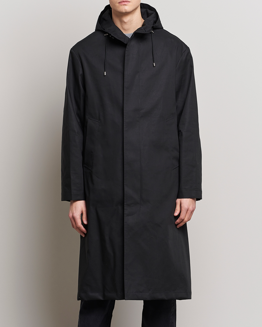 Heren | Jassen | Mackintosh | Wolfson Rain Coat Black