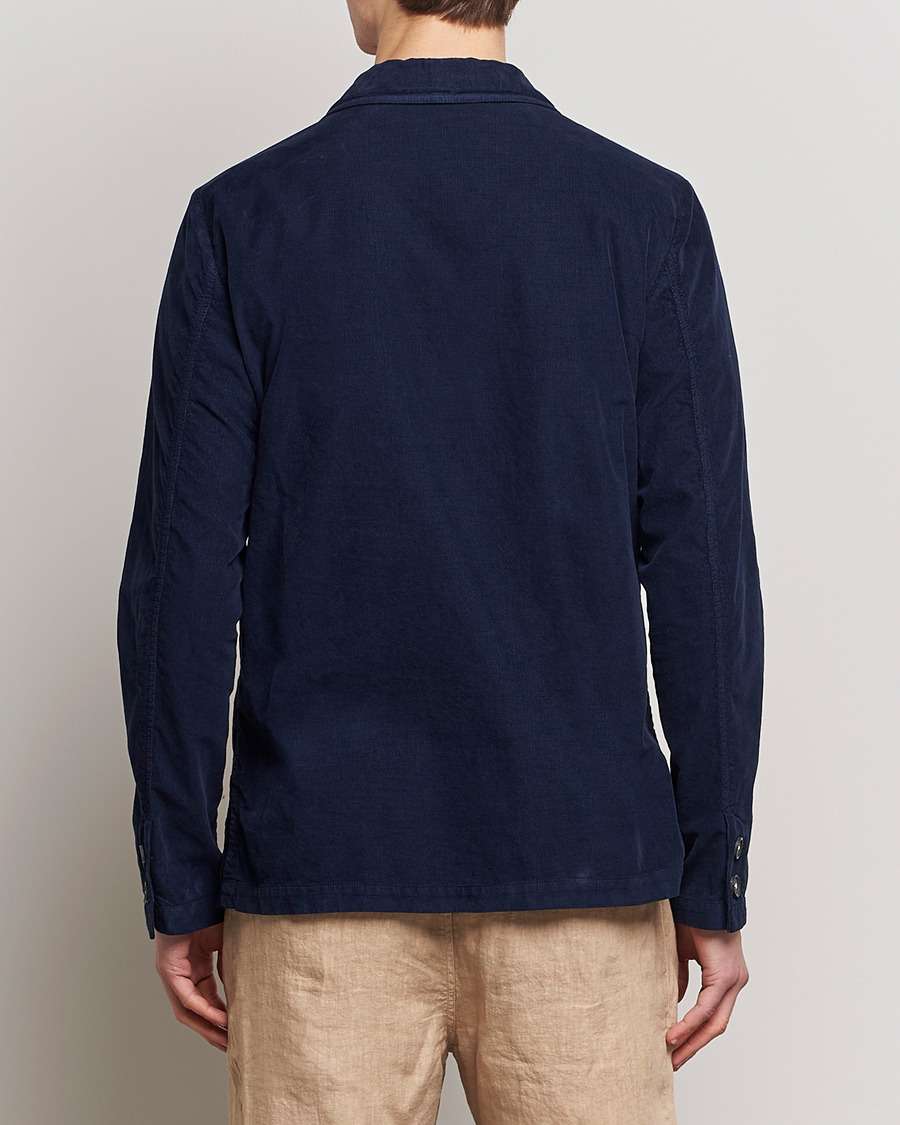 Heren | Blazers | Massimo Alba | Baglietto Baby Corduroy Jacket Navy