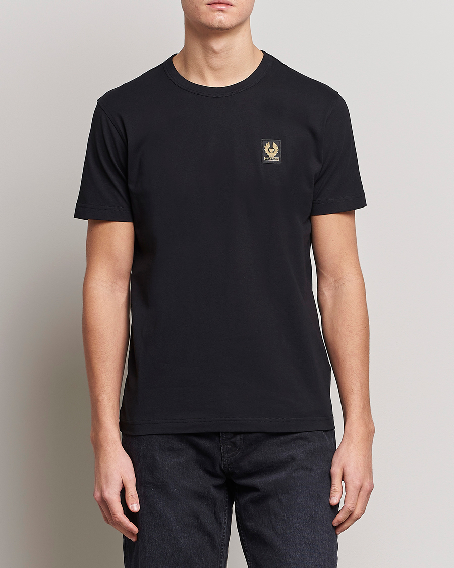 Heren | T-shirts met korte mouwen | Belstaff | Cotton Logo T-Shirt Black