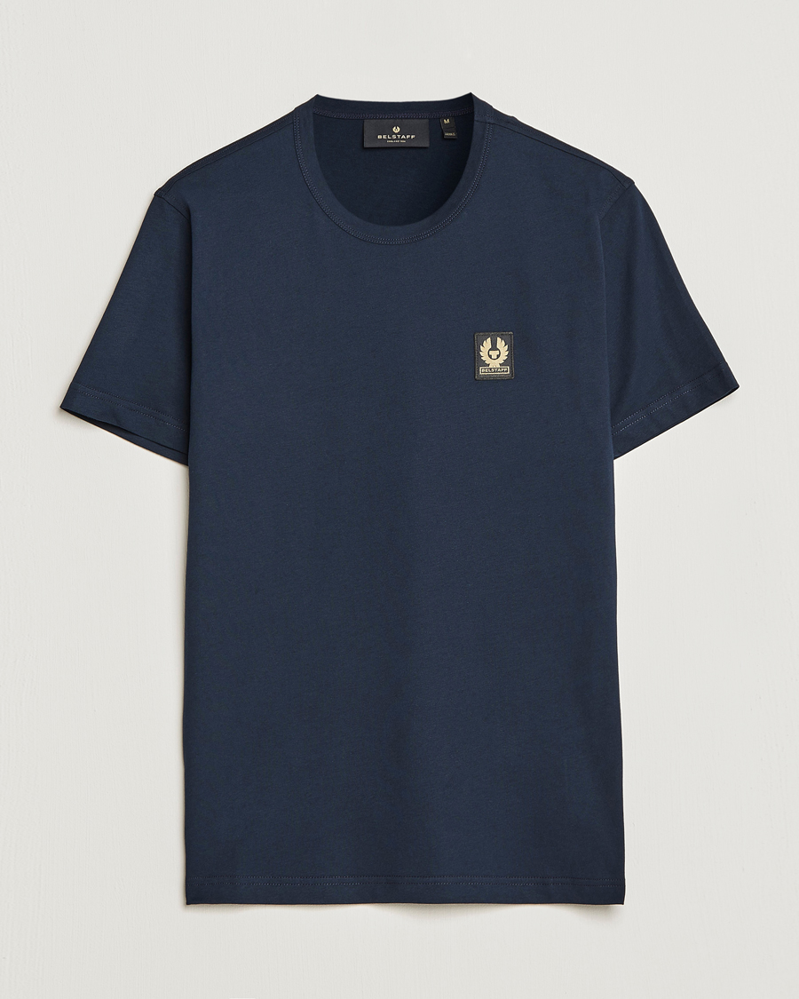 Heren | T-shirts | Belstaff | Cotton Logo T-Shirt Dark Ink