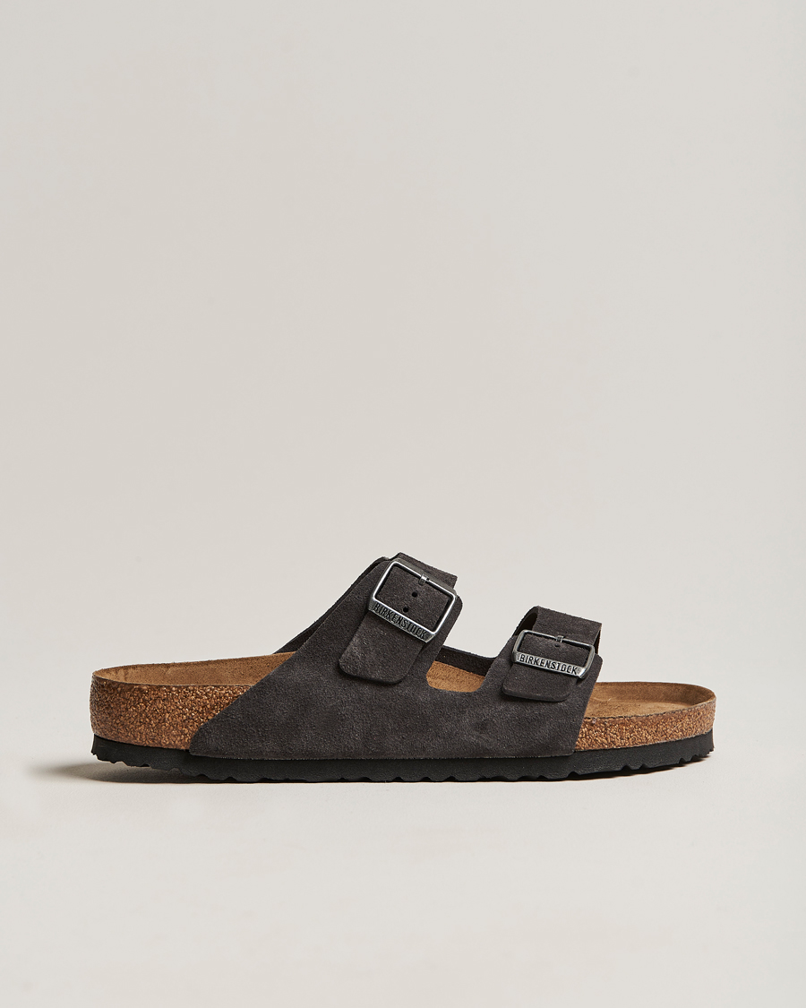Heren | BIRKENSTOCK Arizona Soft Footbed Velvet Grey Suede | BIRKENSTOCK | Arizona Soft Footbed Velvet Grey Suede