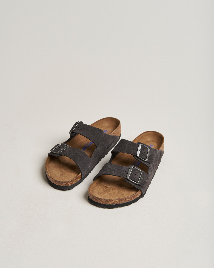 Heren | BIRKENSTOCK Arizona Soft Footbed Velvet Grey Suede | BIRKENSTOCK | Arizona Soft Footbed Velvet Grey Suede