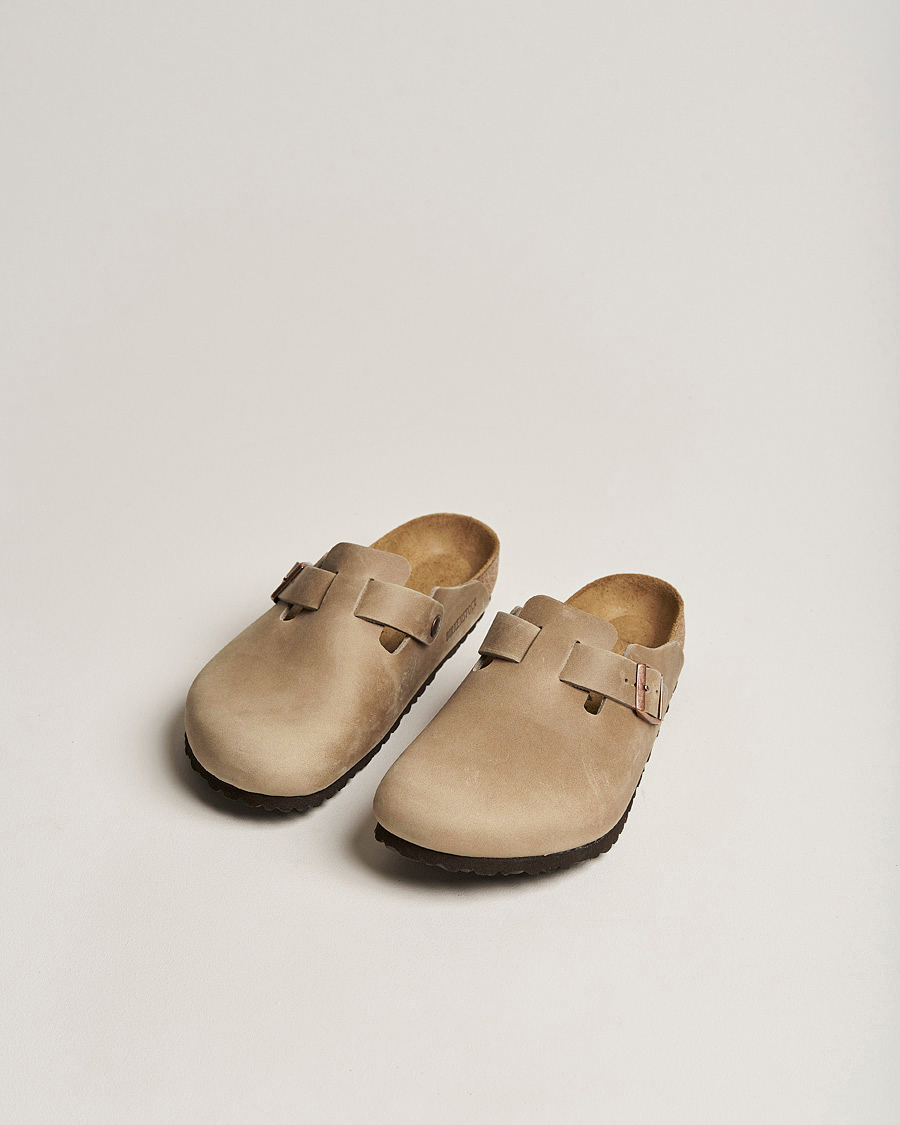 Heren | Sandalen slides | BIRKENSTOCK | Boston Classic Footbed Tabacco Oiled Leather