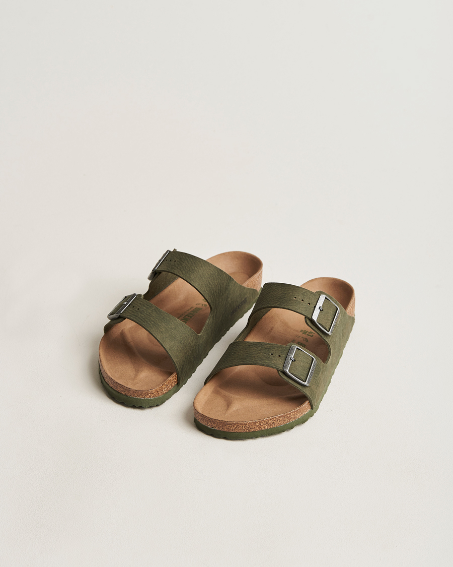 Men | BIRKENSTOCK | BIRKENSTOCK | Arizona Classic Vegan Dust Thyme Green