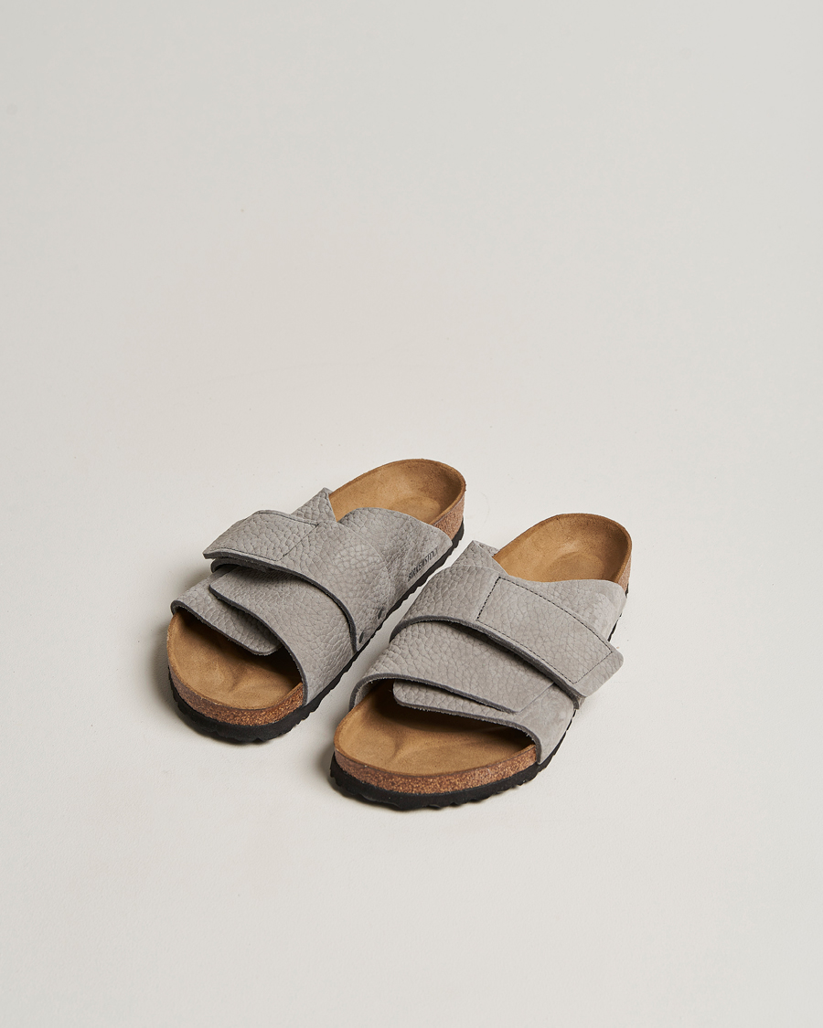 Heren | BIRKENSTOCK Kyoto Nubuck Leather Whale Gray | BIRKENSTOCK | Kyoto Nubuck Leather Whale Gray