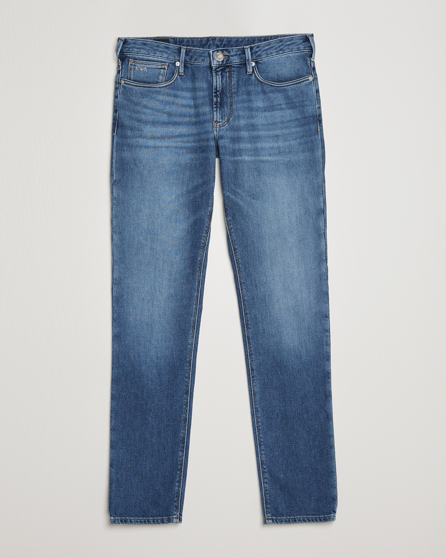 Heren | Jeans | Emporio Armani | Slim Fit Jeans Light Blue