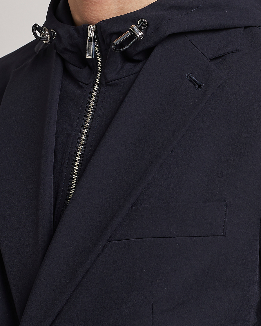 Heren | Blazers | Emporio Armani | Techincal Nylon Jacket Navy