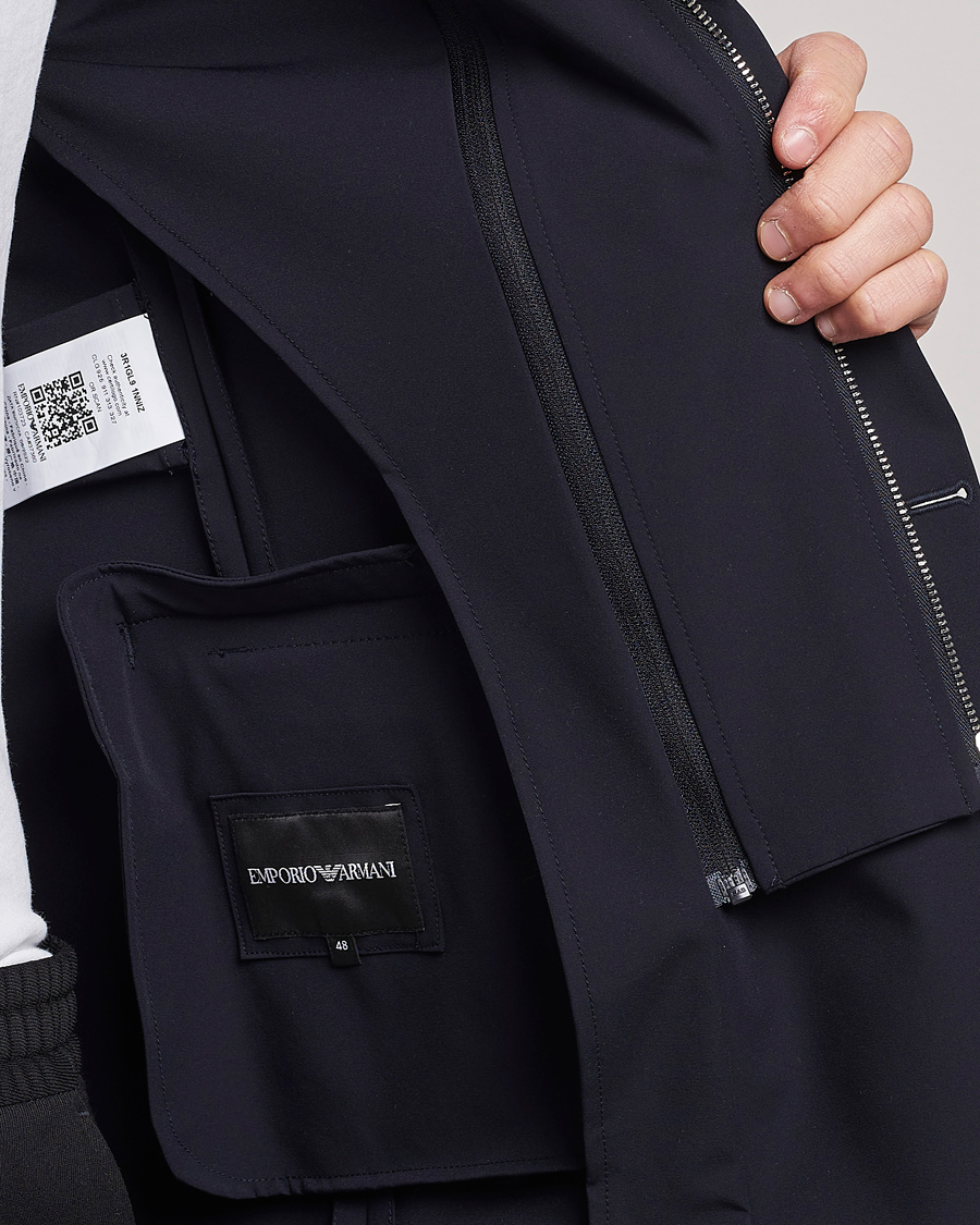 Heren | Blazers | Emporio Armani | Techincal Nylon Jacket Navy