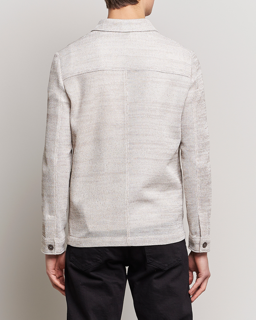 Heren | Blazers | Emporio Armani | Cotton Knitted Jacket Sand