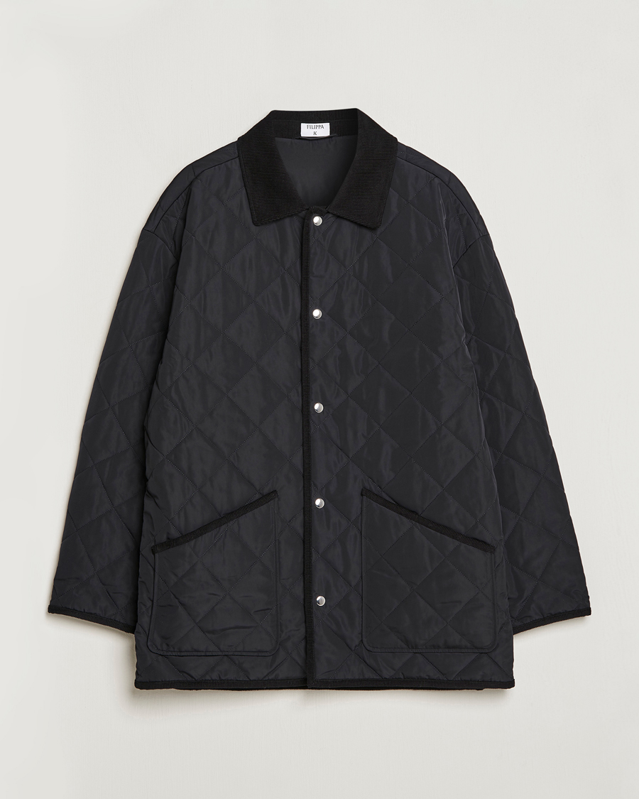 Heren | Jassen | Filippa K | Reversible Quilted Jacket Black