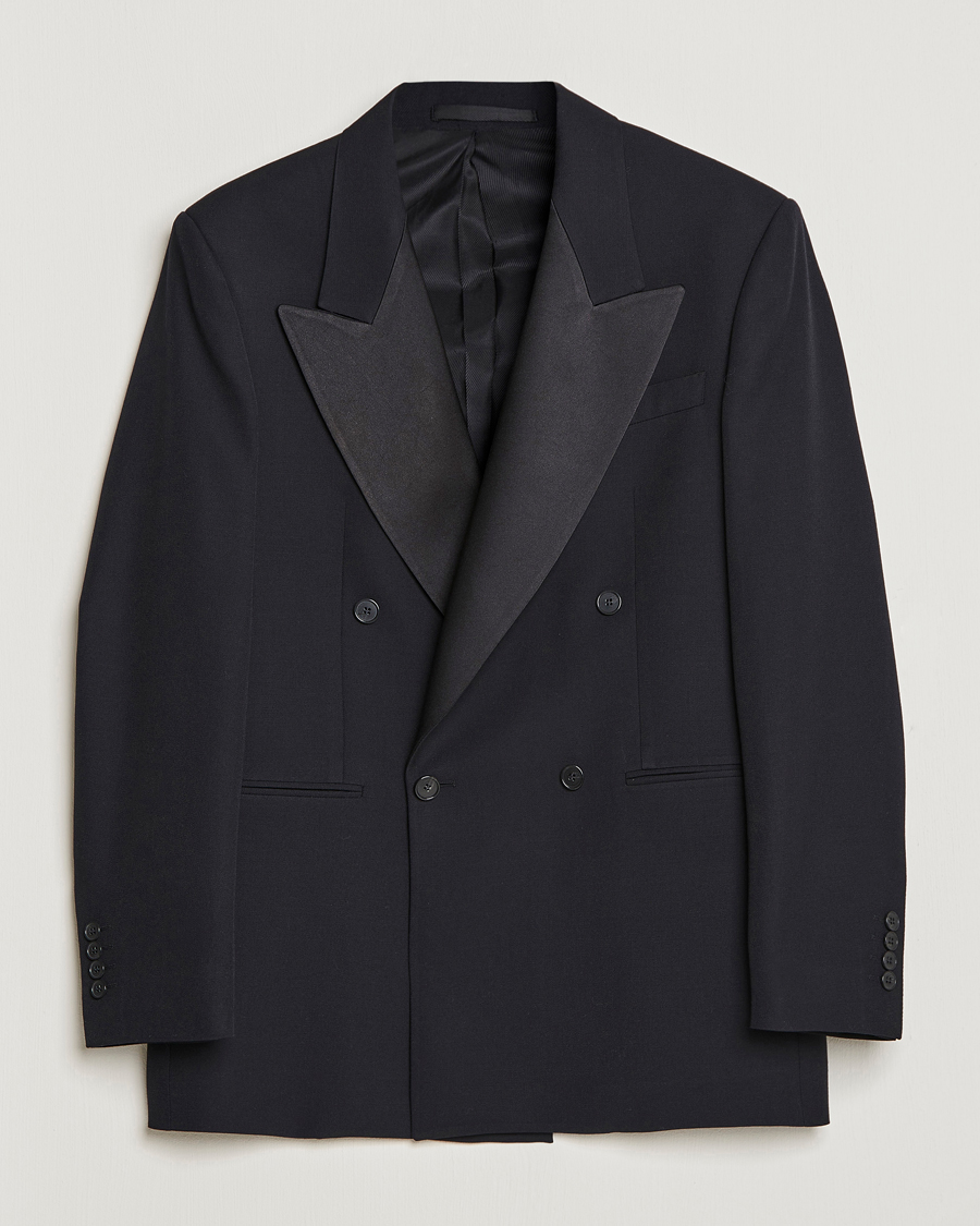 Heren | Blazers | Filippa K | Tuxedo Blazer Black
