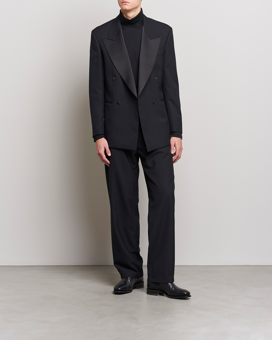 Heren | Blazers | Filippa K | Tuxedo Blazer Black