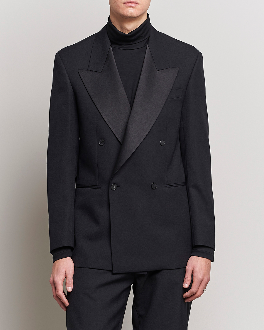 Heren | Blazers | Filippa K | Tuxedo Blazer Black