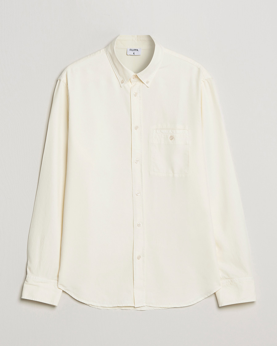 Heren | Overhemden | Filippa K | Zachary Lyocell Shirt Beige