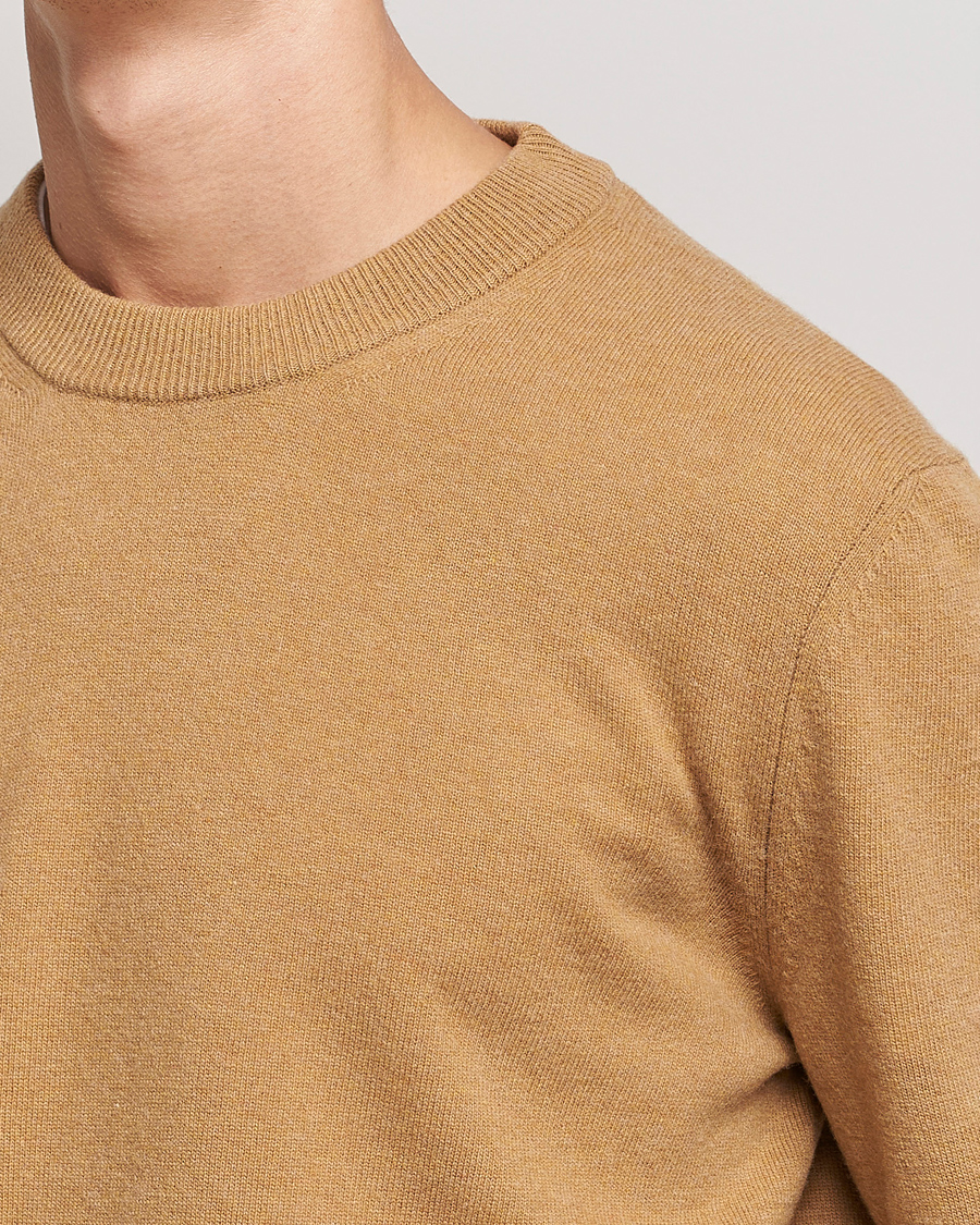 Heren | Truien | Filippa K | Relaxed Wool Sweater Butterscotch