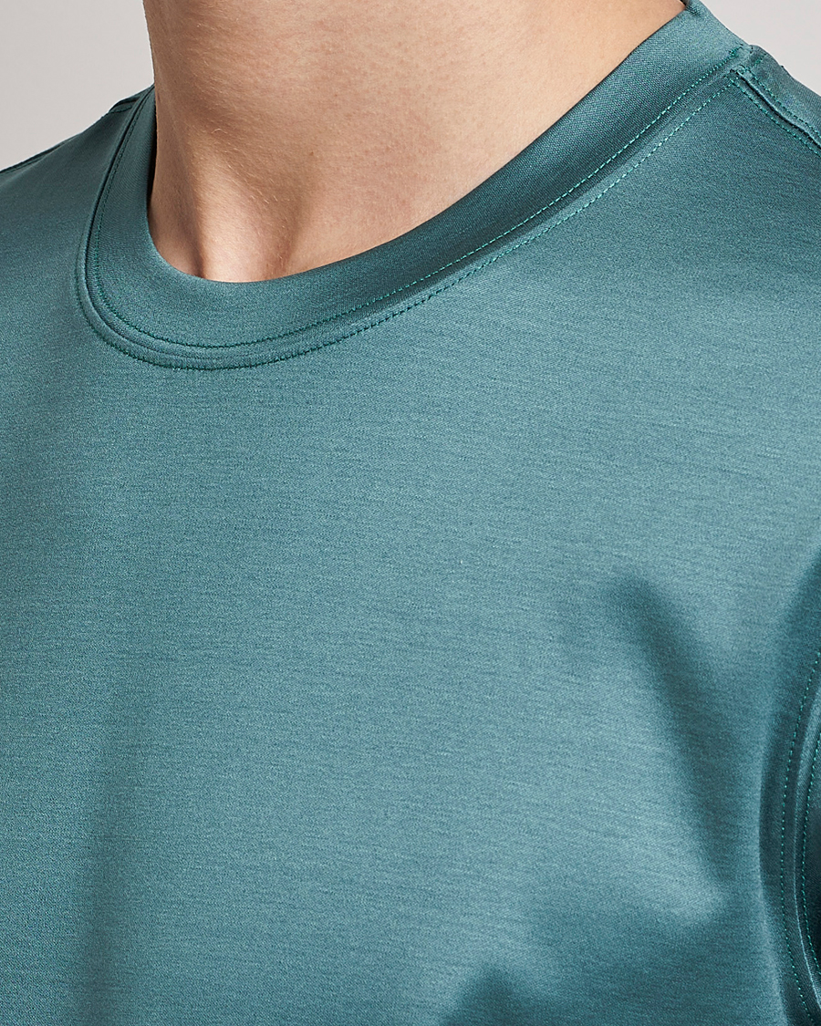 Heren | T-shirts | Eton | Filo Di Scozia T-Shirt Green