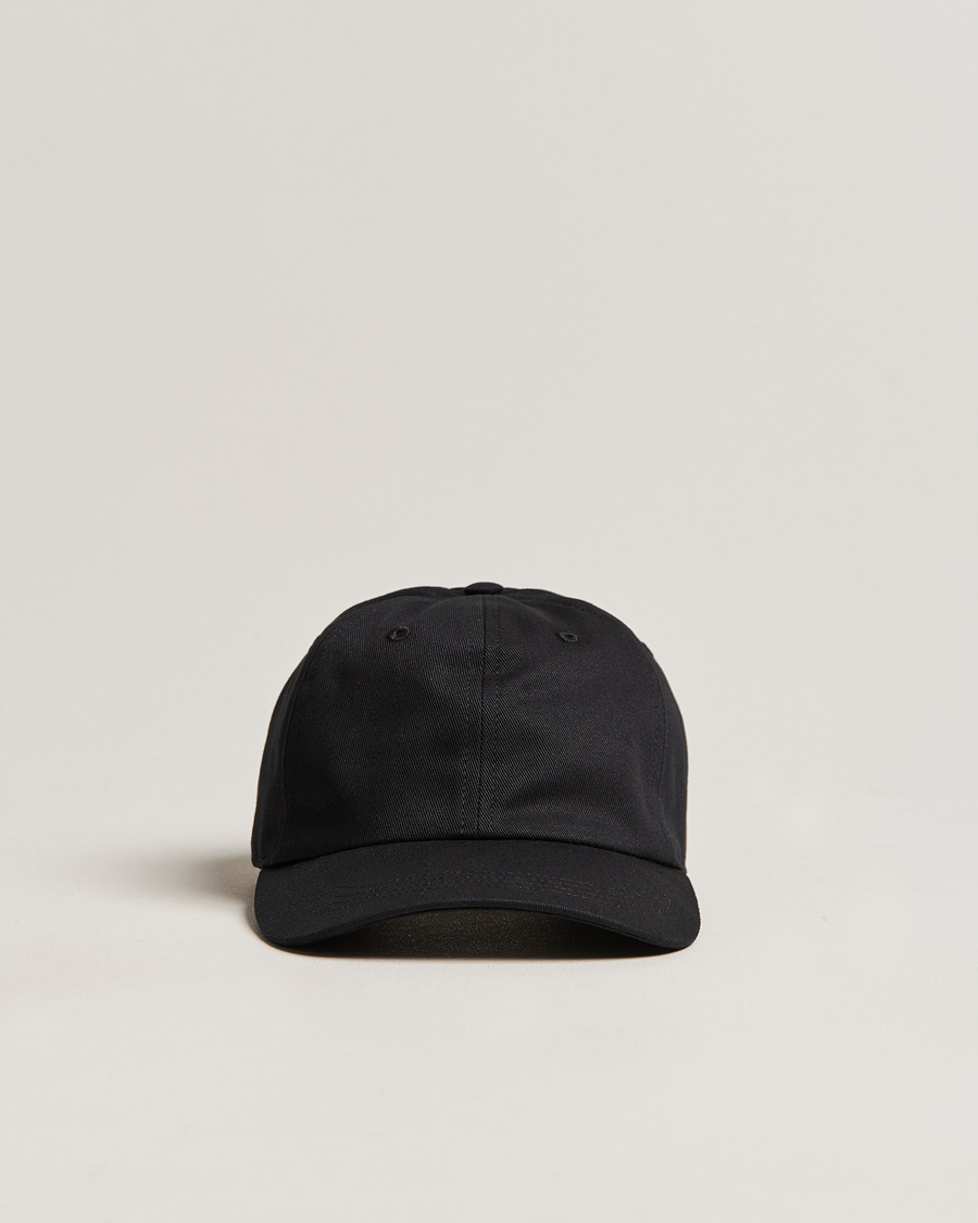 Heren | Eton Cotton Baseball Cap Black | Eton | Cotton Baseball Cap Black