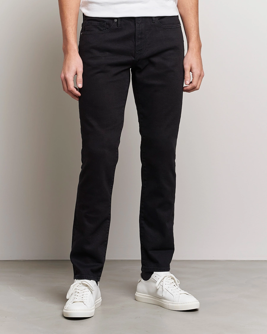 Heren | Grijze jeans | FRAME | L´Homme Slim Stretch Jeans Noir