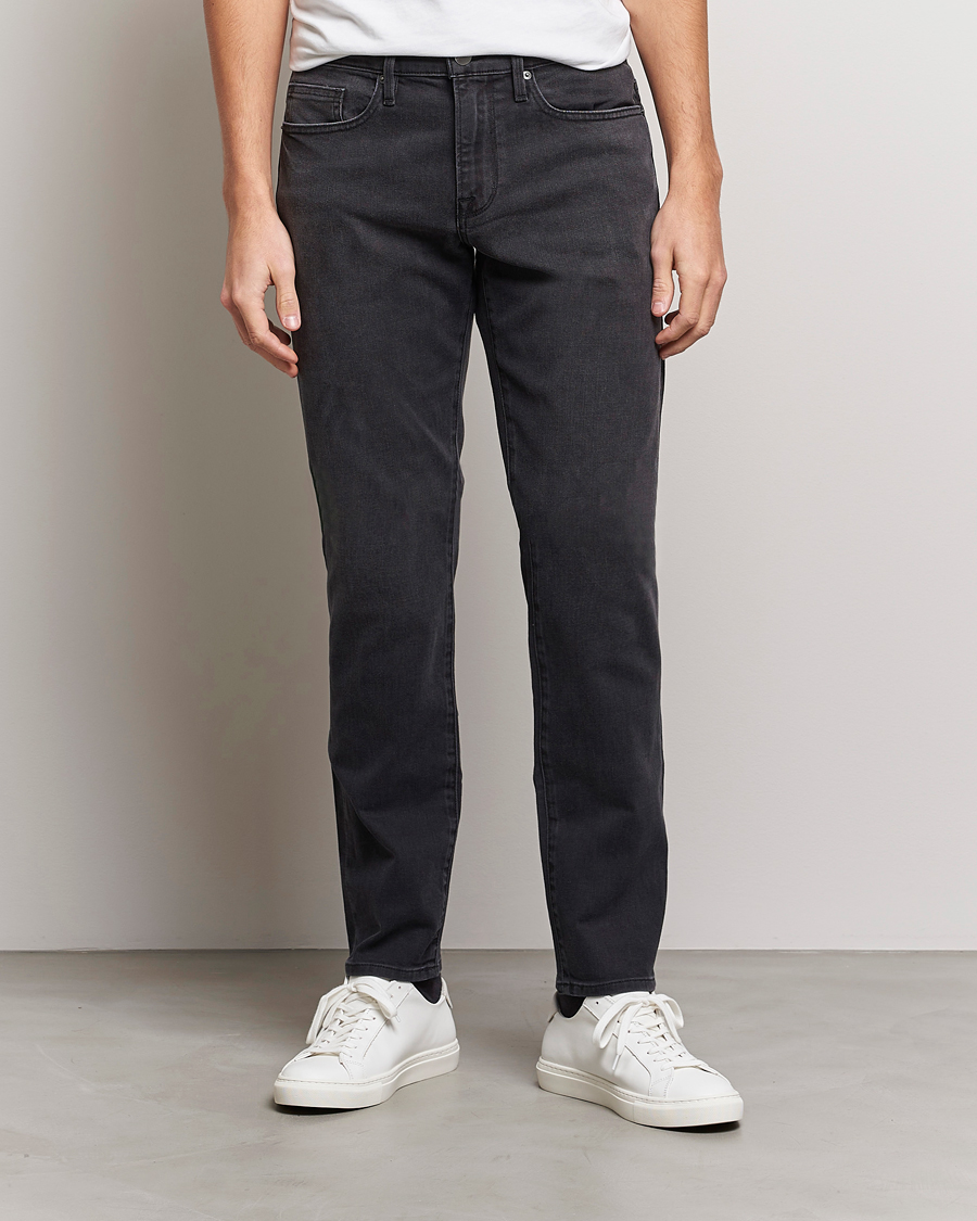 Heren | Grijze jeans | FRAME | L´Homme Slim Stretch Jeans Fade To Grey