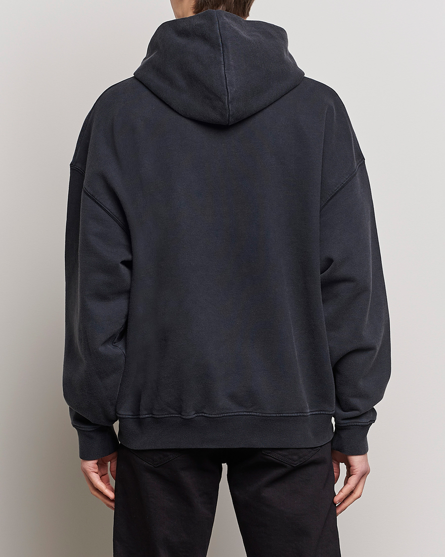 Heren | Truien | FRAME | Faded Washed Coton Hoodie Black