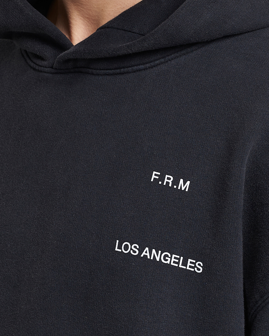 Heren | Truien | FRAME | Faded Washed Coton Hoodie Black
