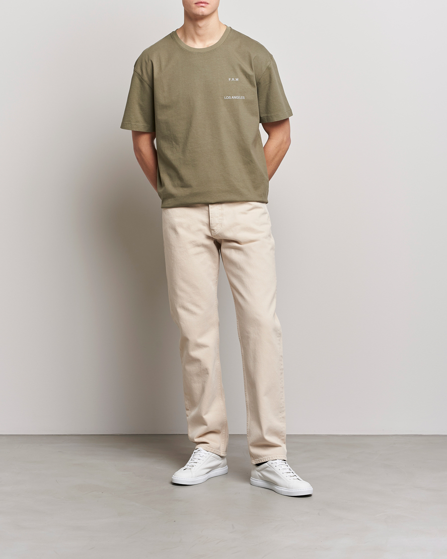 Heren | Jeans | FRAME | The Straight Jean White Beige