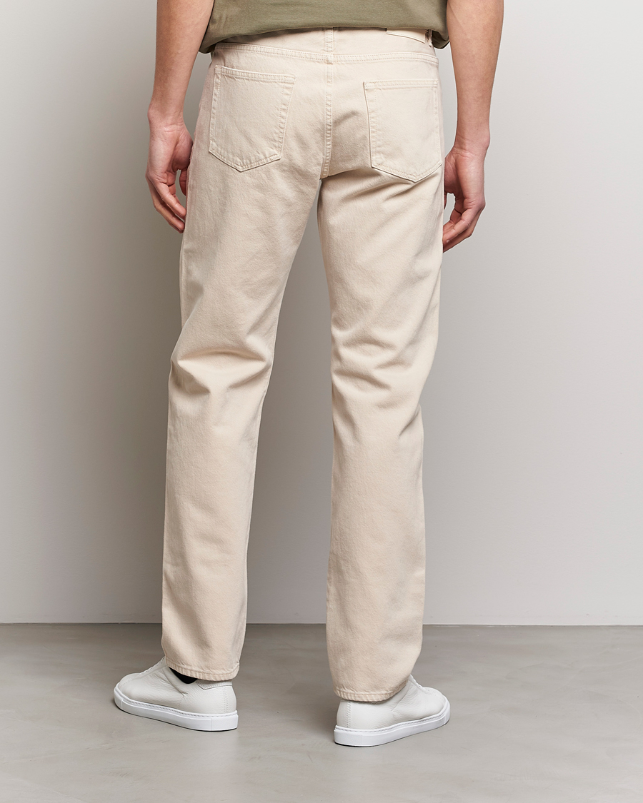 Heren | Jeans | FRAME | The Straight Jean White Beige