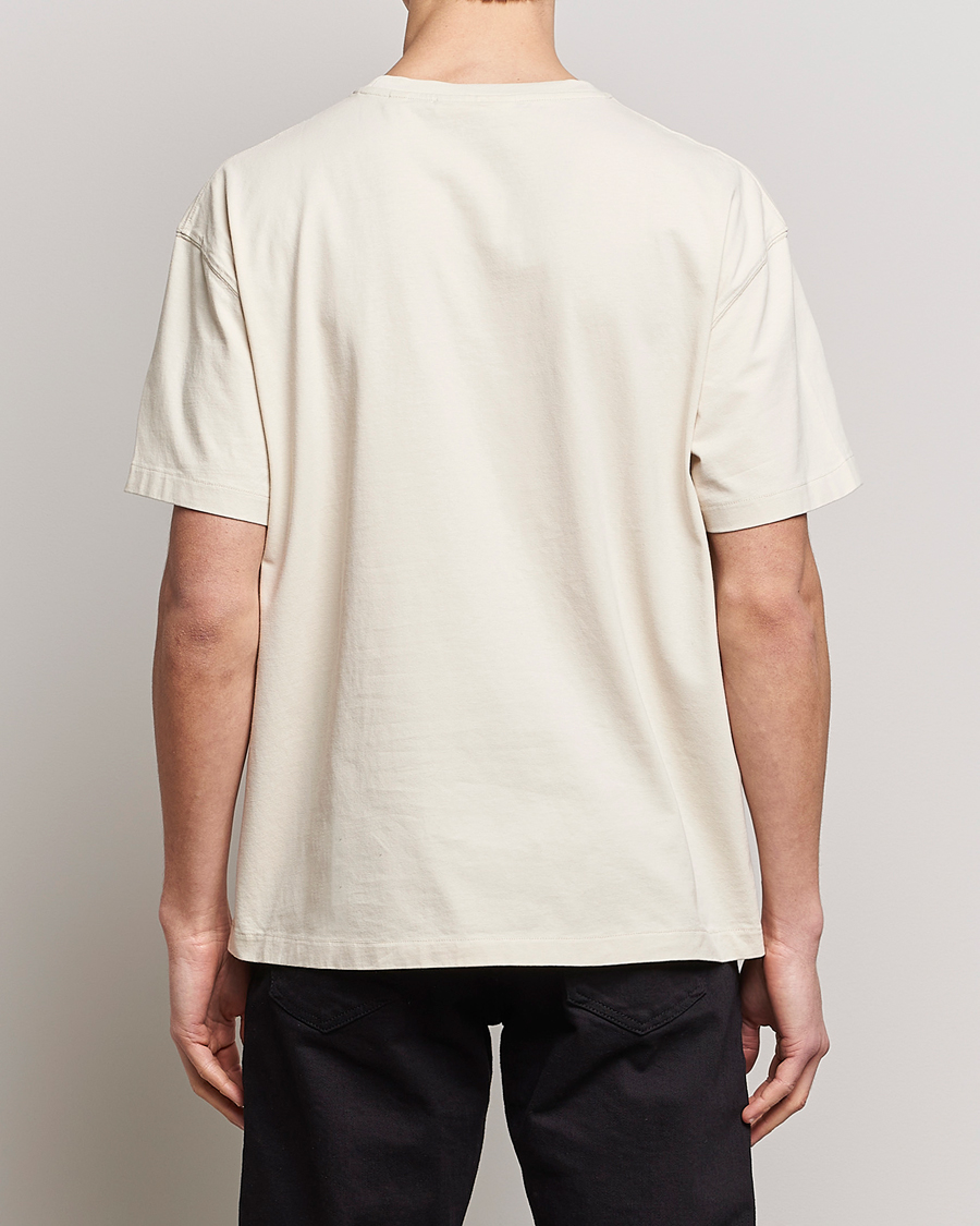 Heren | T-shirts | FRAME | Logo Print T-Shirt White Beige