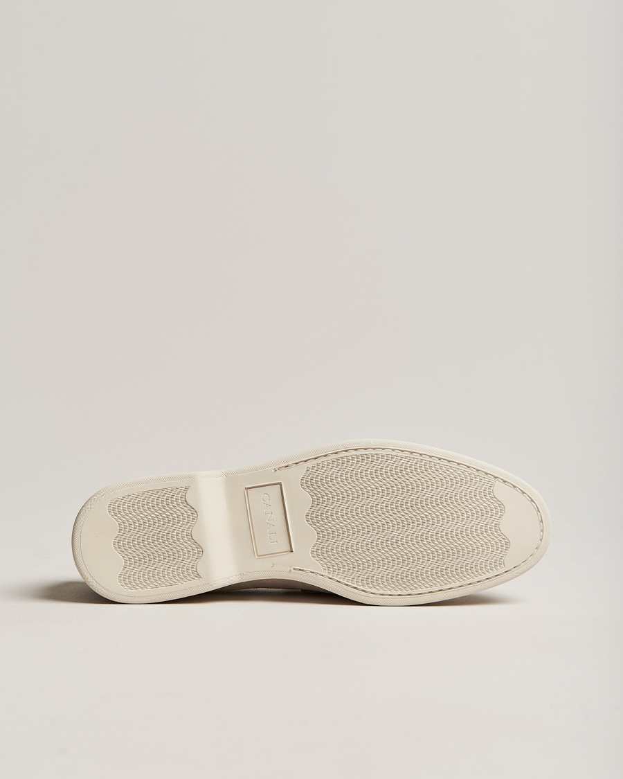 Heren | Canali Summer Loafers Light Beige Suede | Canali | Summer Loafers Light Beige Suede