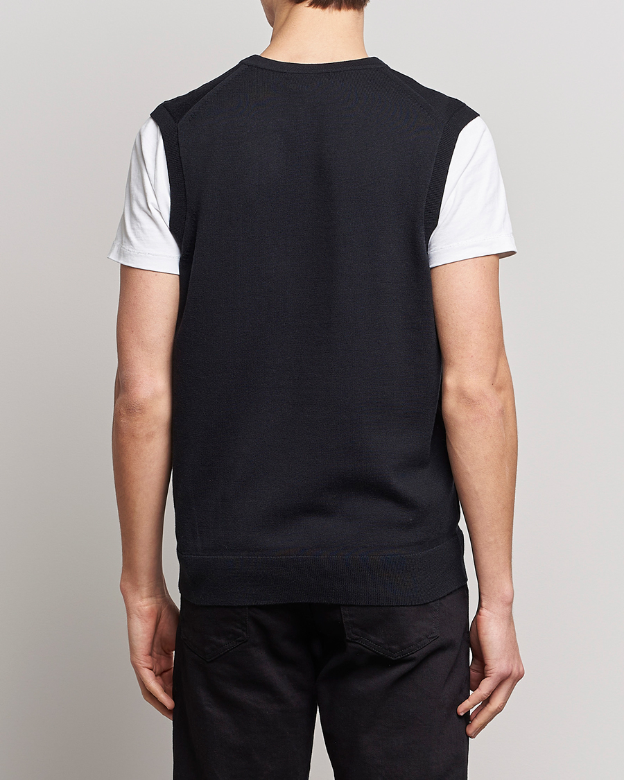 Heren | Truien | Fred Perry | Classic V-Neck Tank Black