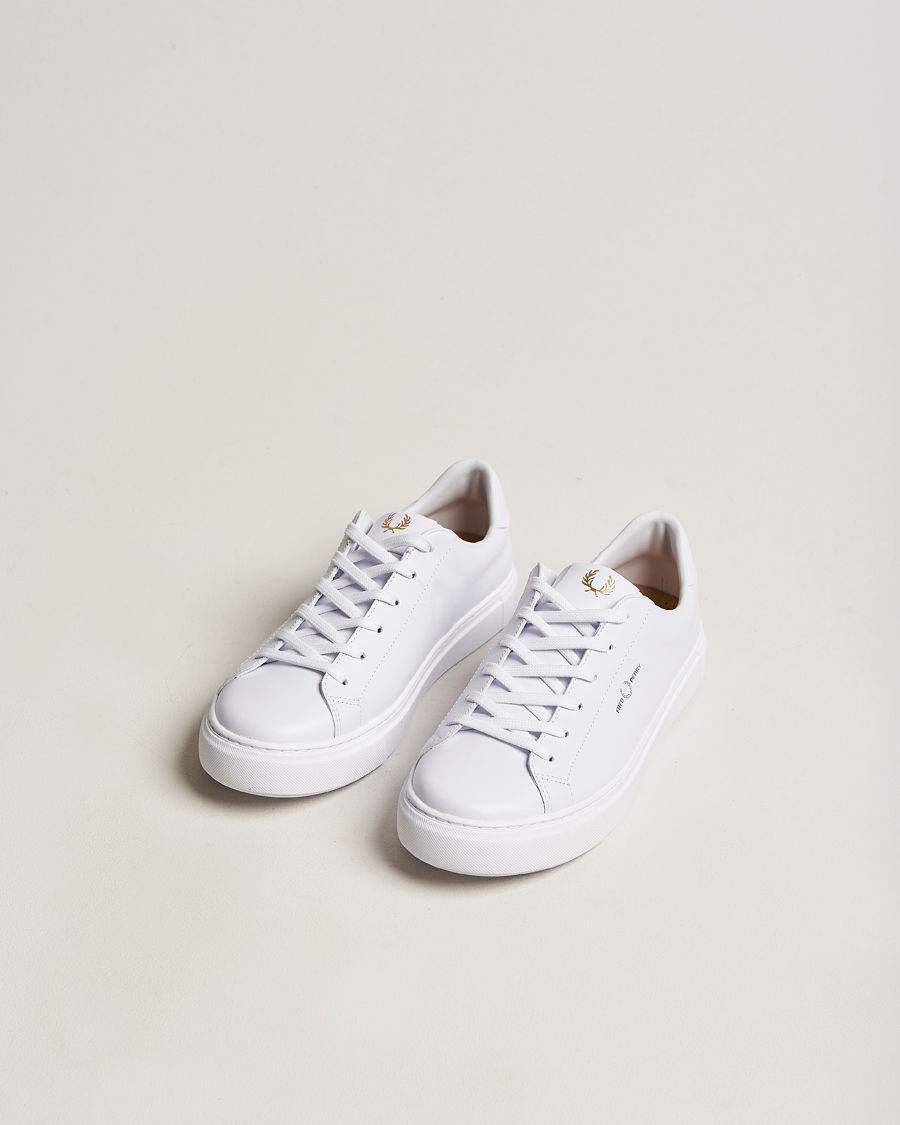 Heren | Fred Perry B71 Leather Sneaker White | Fred Perry | B71 Leather Sneaker White