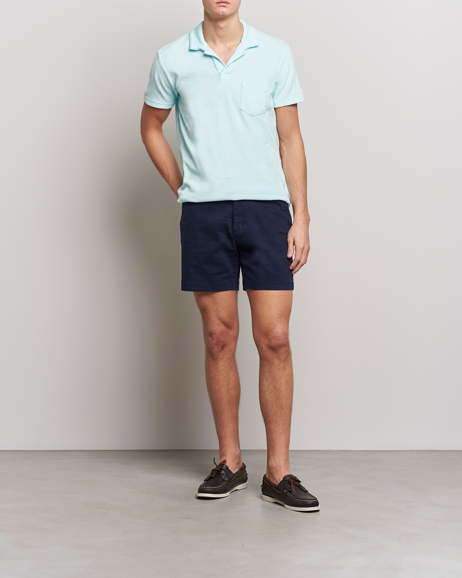 Heren | Korte broek | Orlebar Brown | Bulldog Cotton Stretch Twill Shorts Dark Navy