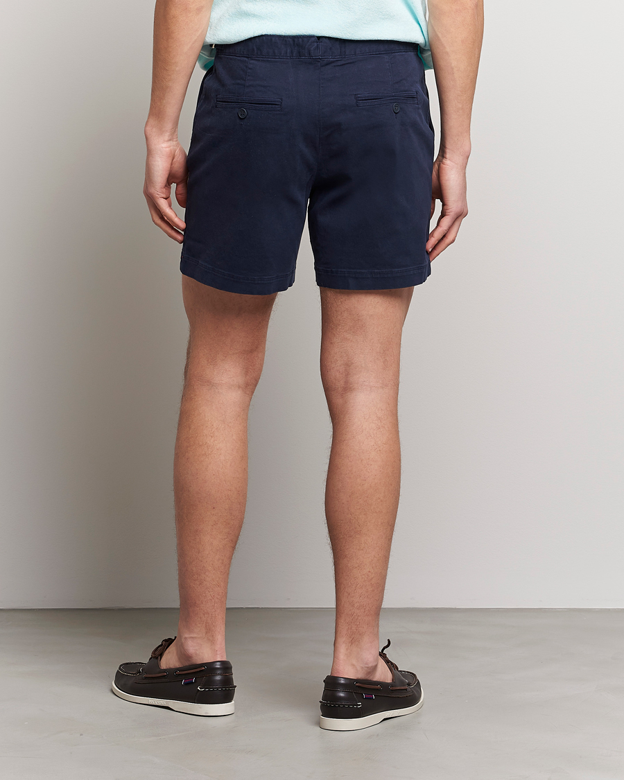 Heren | Korte broek | Orlebar Brown | Bulldog Cotton Stretch Twill Shorts Dark Navy