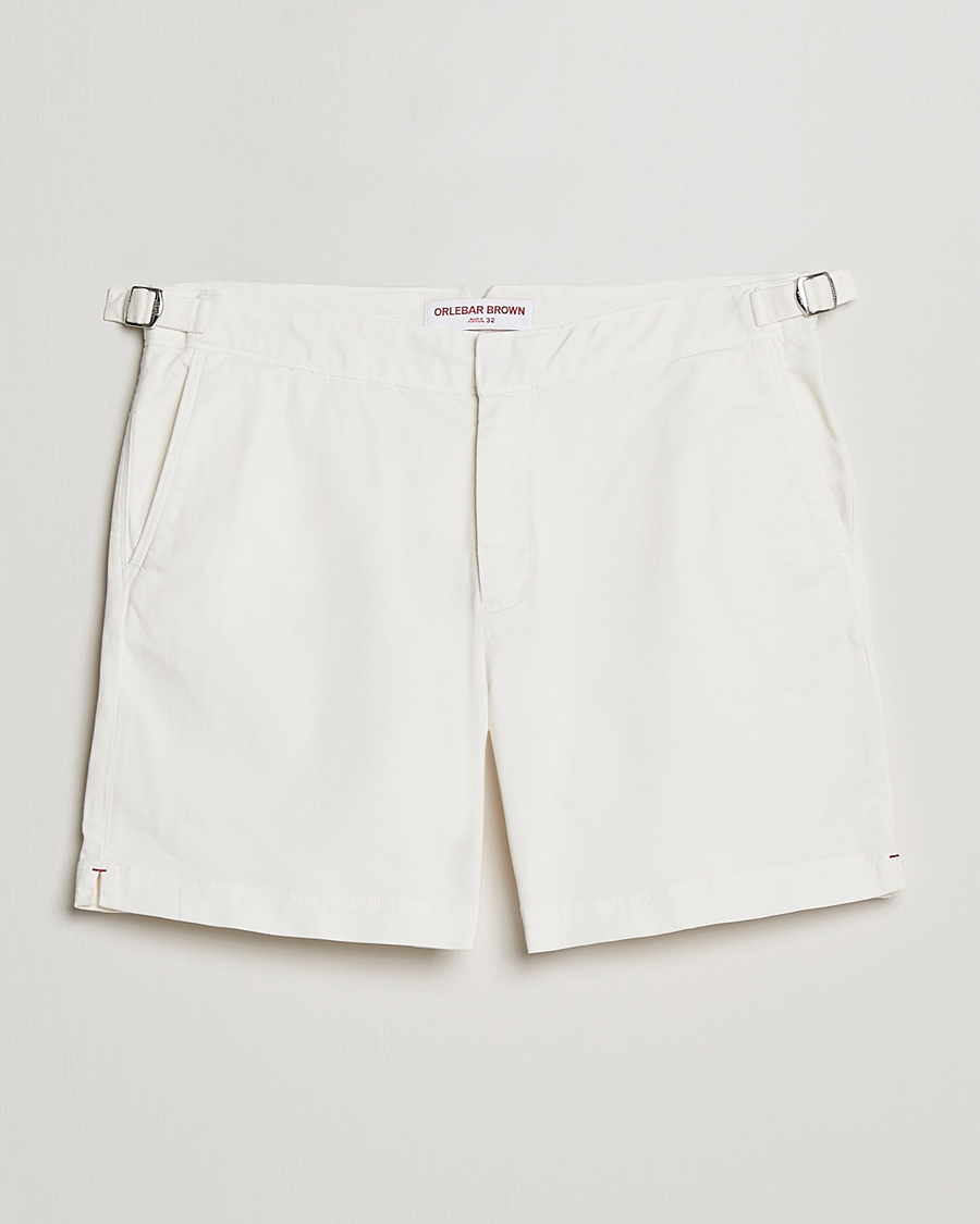 Heren | Korte broek | Orlebar Brown | Bulldog Cotton Stretch Twill Shorts Sea Mist