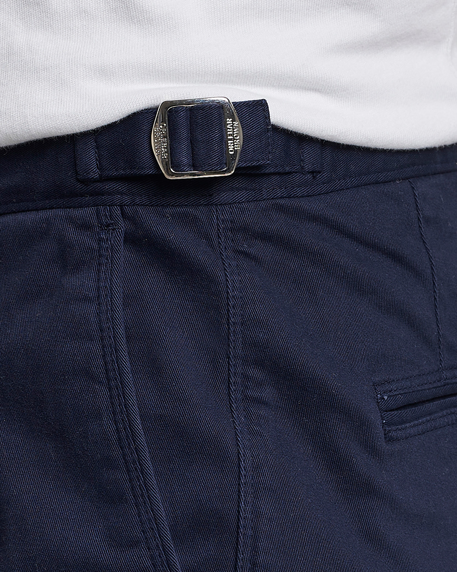 Heren | Broeken | Orlebar Brown | Fallon Cotton Stretch Trousers Dark Navy