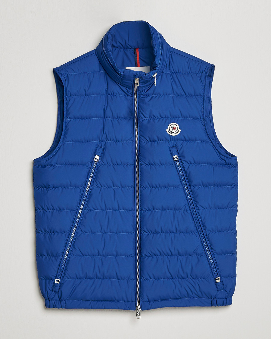 Heren | Gilets | Moncler | Albyt Down Vest Royal Blue