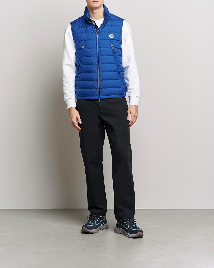 Heren | Gilets | Moncler | Albyt Down Vest Royal Blue