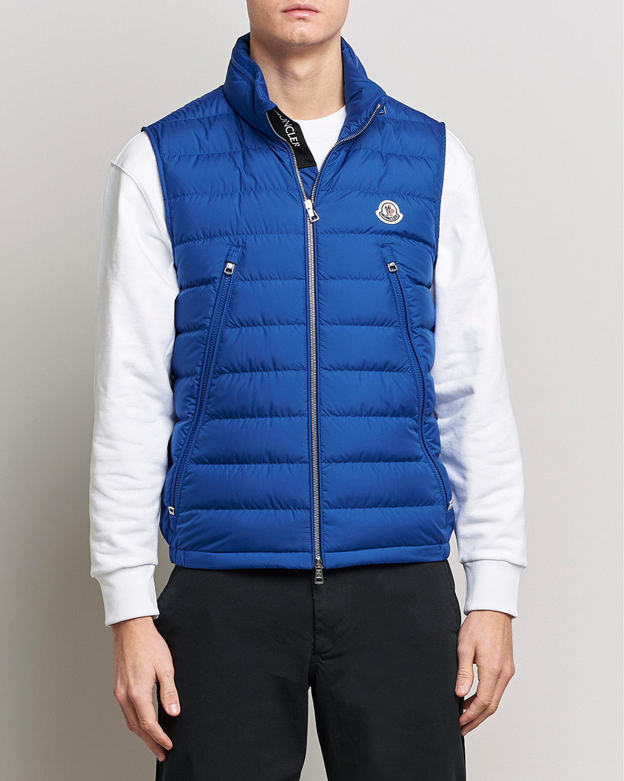 Heren | Gilets | Moncler | Albyt Down Vest Royal Blue